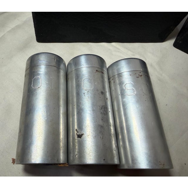 Pair of 3 Antique Religious Catholic Holy Oils Box in Hard Case: o.i, o.c, s.c For Sale - Image 12 of 12