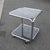 Vintage Italian Chrome and Smoked Glass Rolling Side Table, 1970s For Sale - Image 10 of 15