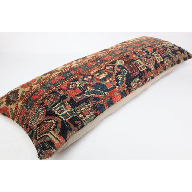 Here i am listing a 100% Handmade double knotted rug pillow cover, made from antique Persian tribal carpet rug. This’s a...
