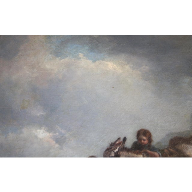 Joseph Paul Pettitt & George Young, The Mussel Gatherers on the South Cost, 1800s, Oil on Canvas, Framed For Sale - Image 5 of 18