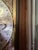 Cinnamon Cherrywood Ethan Allen 1979 Tall Case Grandfather Clock With Moving Moon Dial and 3 Phase Westminster Chimes For Sale - Image 8 of 9