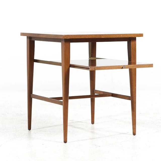 Paul McCobb for Calvin Mid Century Side Table Nightstands - Pair For Sale - Image 9 of 12