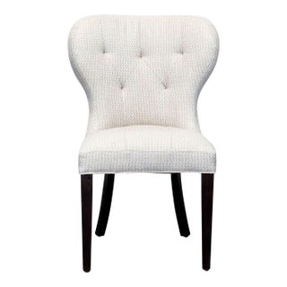 Cisco Brothers Tufted Dining Wing Chair For Sale