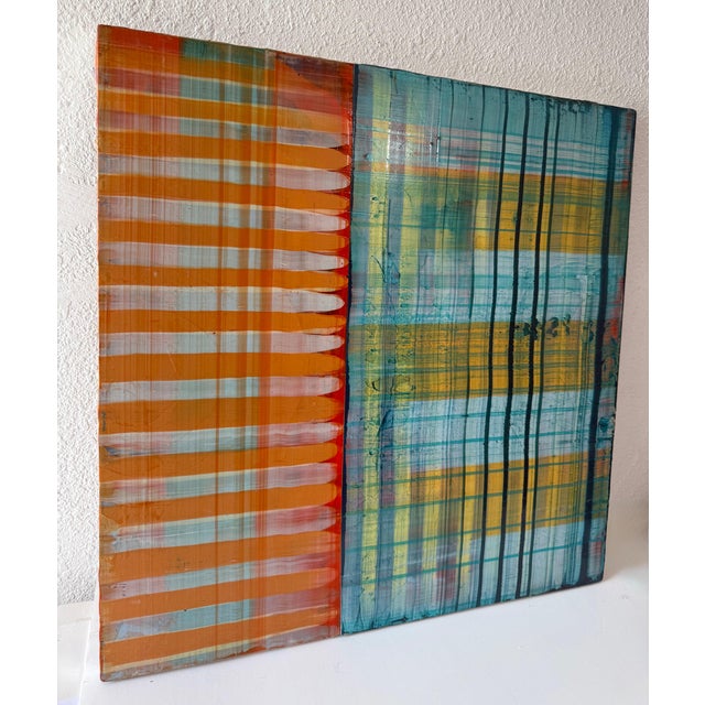 Paul Aho, Large Modernist Painting Contemporary Abstract Art Paul Aho, Palm Beach, Florida, 2004 For Sale - Image 15 of 16