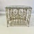 Vintage Maitland-Smith Hollywood Regency Silver Leaf Wine Rack Console Table - 30 Wells, Demi-Lune Design, Attributed For Sale - Image 16 of 16