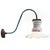 1900 - 1909 Copper Green and Enamel Converted Gas Wall Lamp, 1900s For Sale - Image 5 of 7