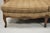 Vintage French Country Louis XV Carved Walnut Cheetah Print Wingback Sofa Settee For Sale - Image 4 of 12
