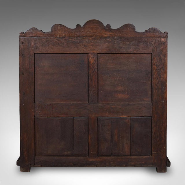 Late 19th Century Antique Baronial Settle, Scottish, Carved Oak, Reception Hall Bench, Victorian For Sale - Image 5 of 12