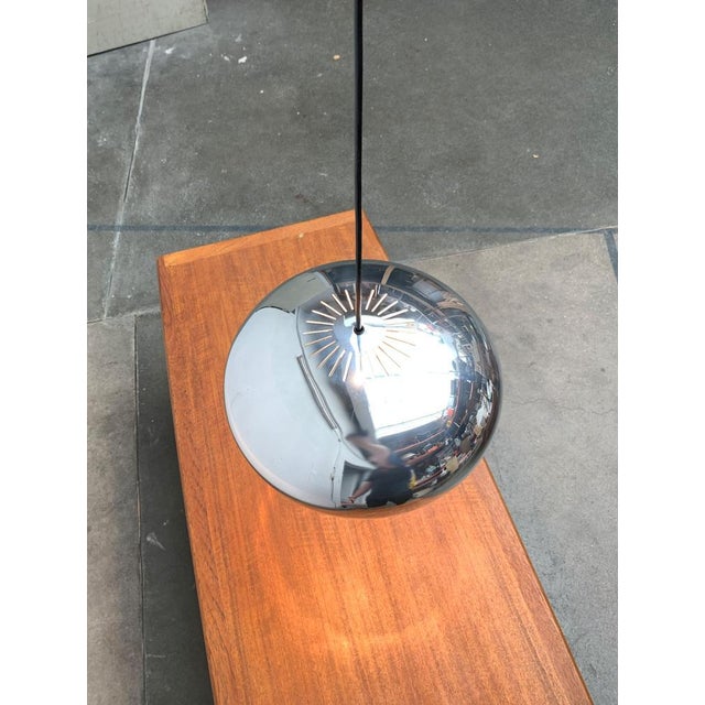 Elegant pendant lamp from the Danish manufacturer Fog & Mørup after a design by Jo Hammerborg from the 1960s. A simple and...