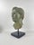 Large Classical Hollow Cast Bronze Male Head Sculpture on Custom Museum Stand For Sale - Image 4 of 10