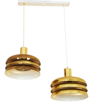 Austrian Lamella Lamp from J.T. Kalmar, 1970s