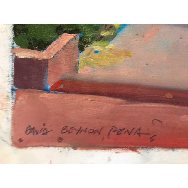 2010s Gramercy Park Stroll Original Oil Painting For Sale - Image 5 of 5