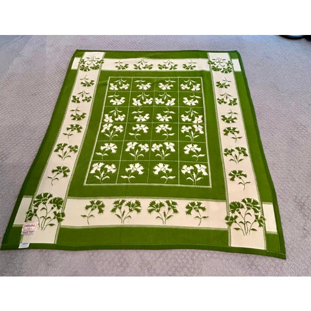 Rare VTG Hanil Woollytech S. Korean Top Quality Wool Blend Military Blanket For Sale - Image 4 of 5