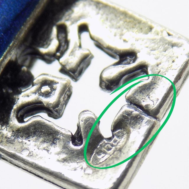 1 X Vintage Italian Handmade Genuine Silver "Loves Me, Loves Me Not" Real Life Size Key For Sale - Image 6 of 10