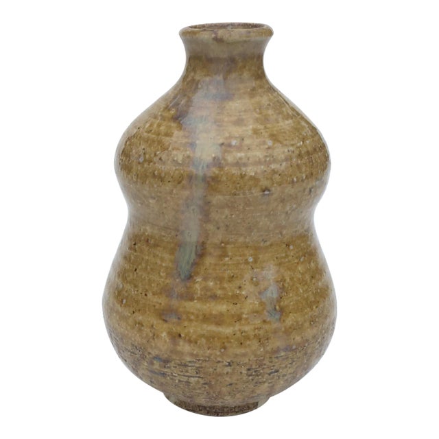 工芸品  Pampula vase 90mm Tall Tan Thin Coil Vase (A+D) - Gil & Roy Props