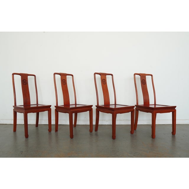 Brown Vintage Chinese Chippendale Dining Chairs (Set of 8) For Sale - Image 8 of 18