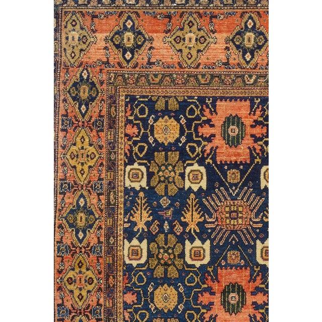 Zabihi Collection 19th Century Antique Persian Senneh Rug - 4'5" x 6'11" For Sale - Image 4 of 12