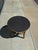 Wood Vintage French Country McGuire Round Bamboo Rattan End Table Side Table For Sale - Image 7 of 8