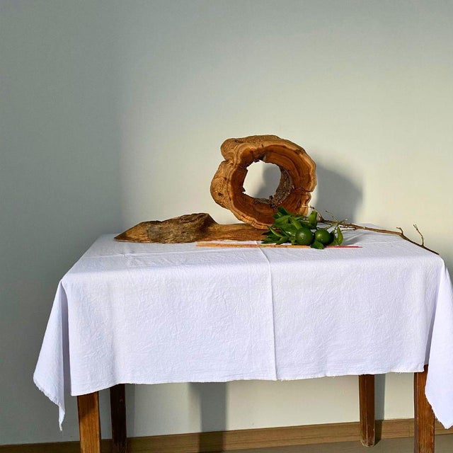 Sandalwood & Lightning-Struck Wood Sculptural Altar of Time & Cloud For Sale - Image 4 of 9