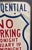 1969 "No Parking" metal street sign for the January 20, 1969 inauguration of Richard Nixon as the 46th President of the...