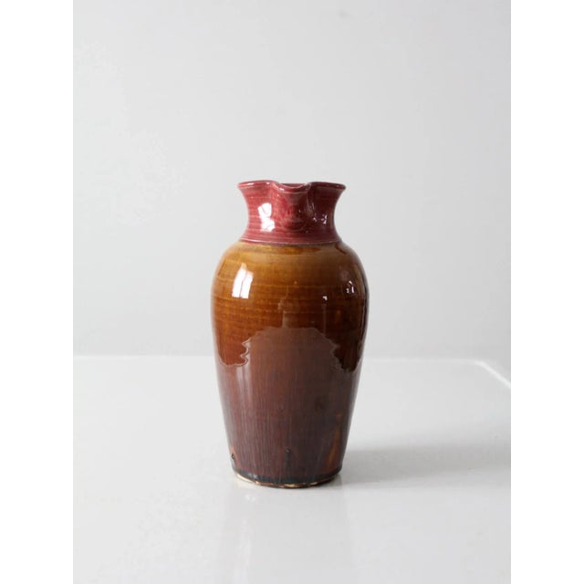 Vintage Studio Pottery Pitcher Circa 1983 For Sale - Image 4 of 11