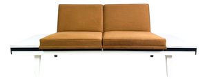Mid-Century Modern Sofa with Steel Frame from Herman Miller