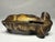 Metal Vintage Arcade Cast Iron Elephant Still Bank: Gold Accent, c.1910-1932 For Sale - Image 7 of 10