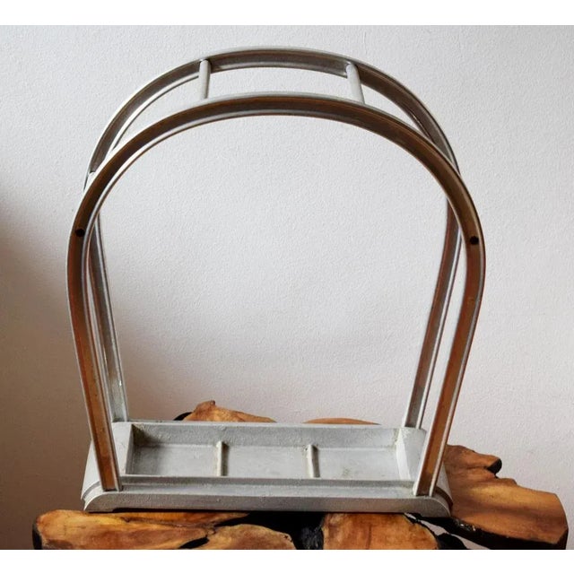 Bauhaus Bauhaus Umbrella Stand in Aluminum, 1930s For Sale - Image 3 of 5