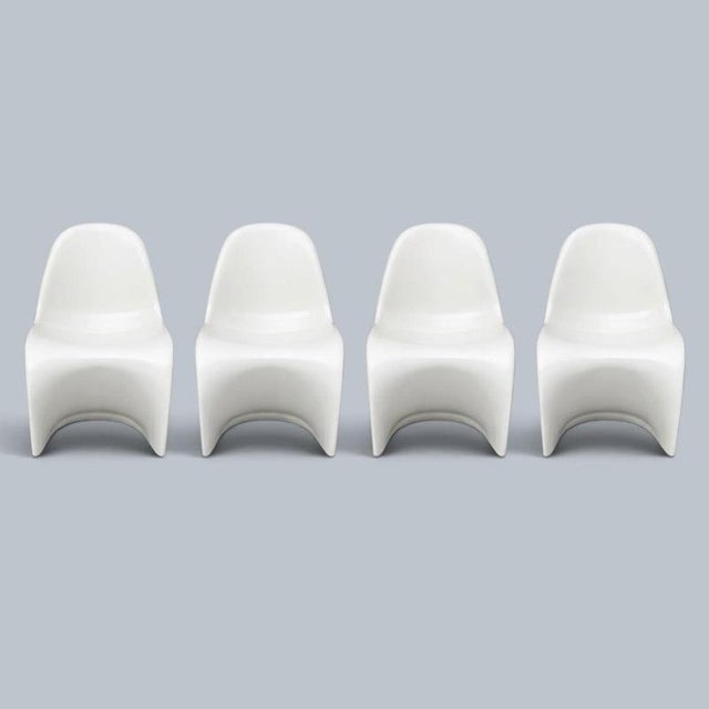 Vintage Space Age Arkana Tulip Dining Table and Chairs by Maurice Burke and Verner Panton, 1960s, Set of 5 For Sale - Image 3 of 10
