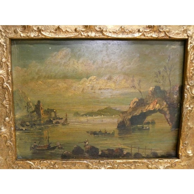 Unknown, Seascape, 1800s, Oil and Copper For Sale - Image 12 of 15