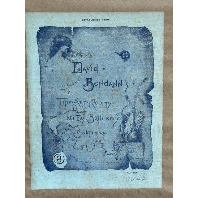 Mid-20th Century Pisces Zodiac Needlepoint, Framed For Sale - Image 12 of 12