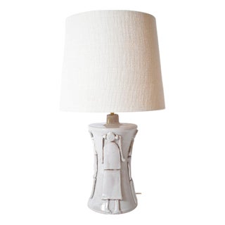 Kasaï Avignon Off White Ceramic Lamp from Barracuda Interiors For Sale