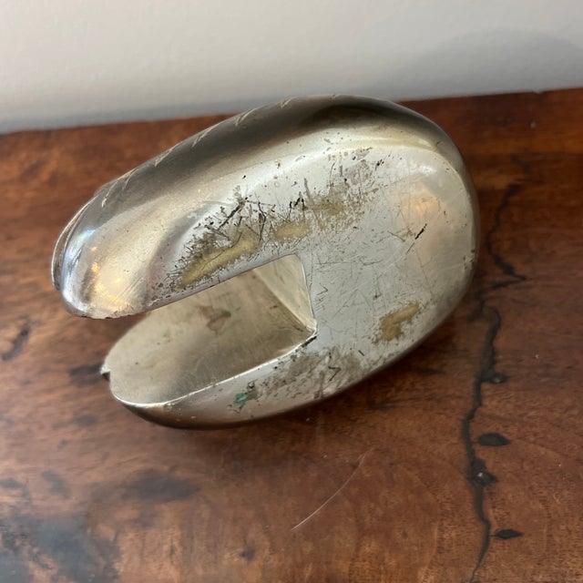 Late 19th Century Japanese Fine Antique Pair Gilt Bronze Mandarin Duck Screen Holders For Sale - Image 5 of 5