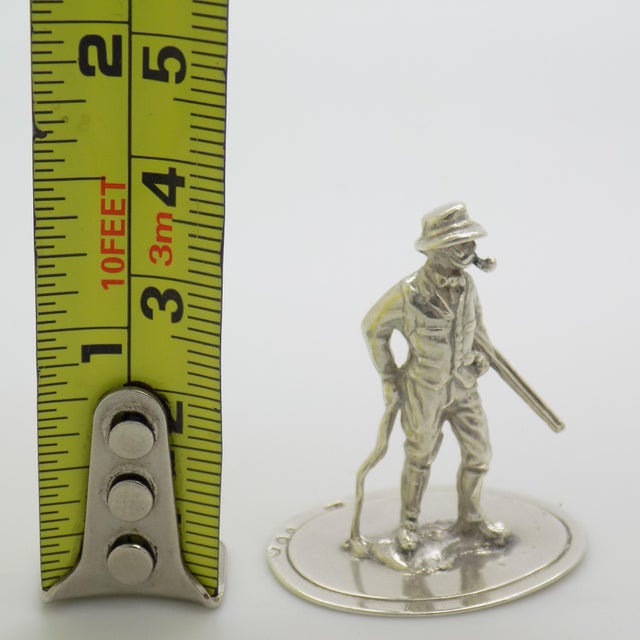 Vintage Silver 835 Country Gentleman Hunting Figurine, Netherlands, 1978 For Sale - Image 11 of 12