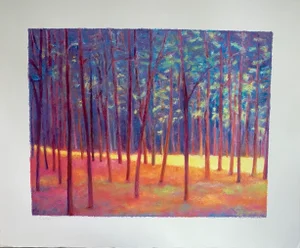 "Clearings Edge" Vintage Giclee Print by Ken Elliott
