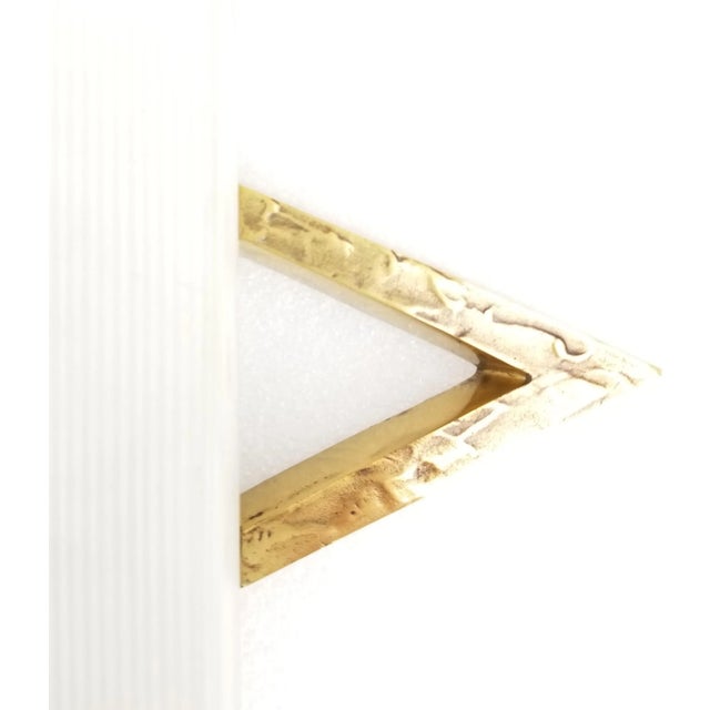 Metal 1970s Maison Arlus Bronze Sconces - a Pair For Sale - Image 7 of 8