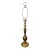Mid 20th Century Brass Asian Chinoiserie Style Table Lamp For Sale