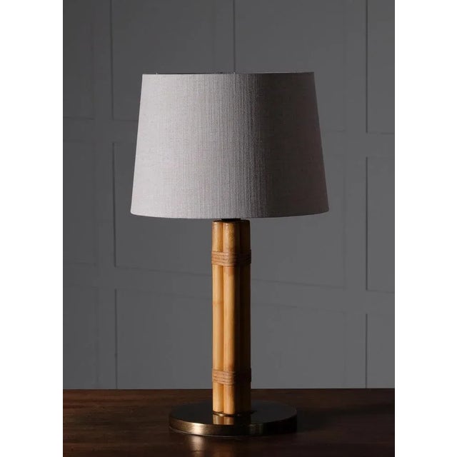 Brass & Bamboo Table Lamps from Hans-Agne Jakobsson, 1970s, Set of 2 For Sale - Image 3 of 12