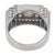 1930s Art Deco 2.05 Carat Diamond Platinum Geometric Ring, Size 5.75 For Sale In Los Angeles - Image 6 of 6
