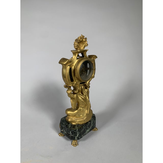 Rococo Antique Chinese-Style Clock, 1800s For Sale - Image 3 of 12