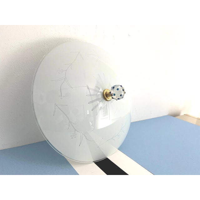 Modern Sunburst & Branches Flush Light For Sale - Image 10 of 18