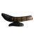 Chinese Bamboo Carved Artistic Curved Boat Shape Dragon Figure Display For Sale - Image 4 of 7