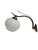 Art Deco Wall Lamp in Metal, Poland, 1950s For Sale - Image 10 of 10