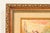 Wood Original Artist Signed Impressionist Rural Landscape Oil on Canvas Painting of Cottage in Carved Giltwood Frame For Sale - Image 7 of 12