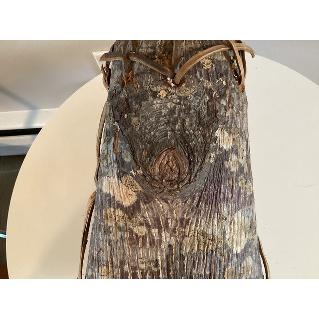 Native American Style Handmade Bark Basket or Berry Basket For Sale - Image 9 of 10