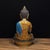 Late 19th Century Polychrome Bronze Shakyamuni Buddha Statue, 660g For Sale In Los Angeles - Image 6 of 9