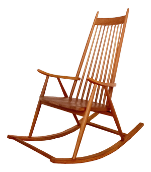 Vintage Rocking Chair from Drevopodnik Holesov, Czechoslovakia, 1960s