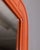 Vintage Orange Wall Mirror by Carrara Matt, 1970s For Sale - Image 6 of 10