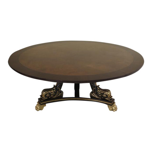 Karges Round Dolphin Base Dining Table Chairish