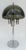 C.1970s; Mid-Century Modernist, lamp attributed to Lightolier This smoked lucite, in a mushroom or space-age shaped domed...